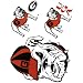Book Georgia Bulldogs Team Vinyl Stickers