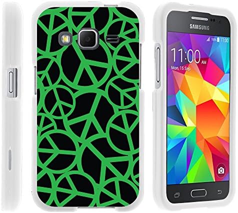 Core Prime, Stylish Personalized Protective Snap On Hard Case Phone Protector for Samsung Galaxy Core Prime G360 by MINITURTLE - Green Peace