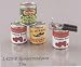 Reutter Porcelain Miniature Cans and Opener