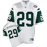 Reebok New York Jets Leon Washington Replica White Jersey