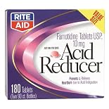 Rite Aid Acid Reducer, Famotidine tablets, 10 mg. 180 tabs