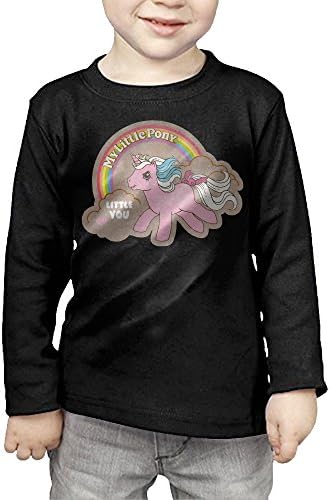 100% Cotton My Liitle Pony Long Sleeve Tees For Toddler Kids Trend