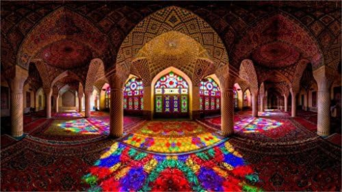 Jane Pop Iran Architecture Mosques Poster Canvas Print 12x18 Inch Home Wall Decor landscape posters