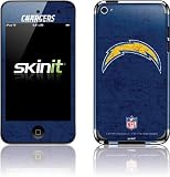 Skinit San Diego Chargers Apple iPod Touch (4th Gen / 2010) Solid Distressed Skin