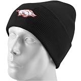 adidas Arkansas Razorbacks Black Basics Classic Cuffed Knit Beanie