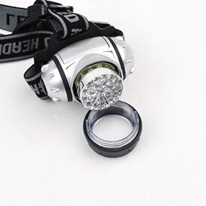 PATHFINDER 21 LED Headlamp Headlight - Waterproof. 4 Modes Of Operation, Head Safety, Lamp, Flash Light, Torch For Cycling, Climbing, Mountain Biking, Camping, Night Reading. Adjustable Beam Angle. 100,000 Hours LED lifetime (in RETAIL PACKAGING)