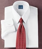 Stays Cool Tailored Fit Broadcloth Point Collar Dress Shirt