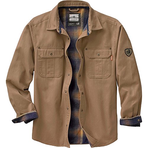 Legendary Whitetails Mens Journeyman Shirt Jacket Barley Large Tall