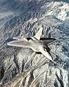 F/A 22 Raptor (Over Mountains) Art Poster Print - 16" X 20"