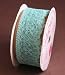 Approx 9' long X 1 1/4" wide Aqua color lace type ribbon Made in Canada