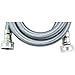 Loyal WMS4-C000674 Braided 3/8-Inch Washing Machine Connector, Stainless Steel