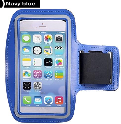 SeresRoad® Premium Running Sports Gym Armband Case Cover for 5.5 inch Apple iPhone 6 Plus,with Key Holder Slot,best for Gym, Sports Fitness, Running , Exercise , Workout (Blue)