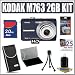 Kodak Easyshare M763 7.2MP Digital Camera Blue + 2GB Accessory Kit