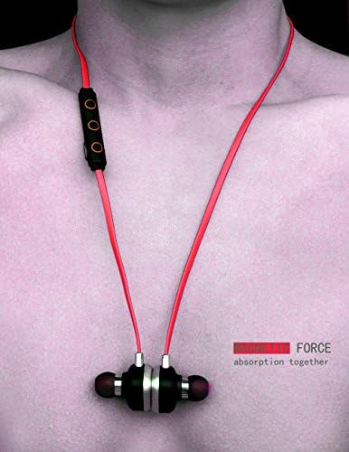 Arkey Ak55 Bluetooth 4.1 Microphone Sport Headphones for Iphone and Android Devices- Red