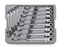 GearWrench 85288 12 Piece Metric X-Beam Flex Head Combination Ratcheting Wrench Set