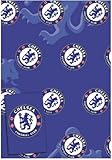 1 X OFFICIAL CHELSEA FC GIFT WRAP WRAPPING PAPER & TAGS