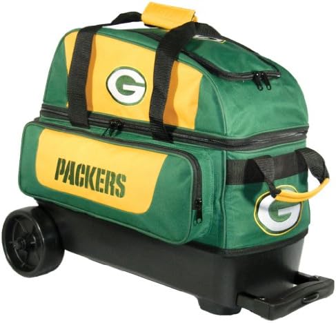 NFL Double Roller Bowling Bag- Green Bay Packers ()
