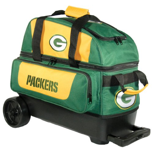 NFL Double Roller Bowling Bag- Green Bay Packers ()