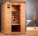 Infrared Sauna - 2 Person Deluxe Health Infrared Sauna With CD Stereo