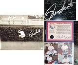 Ron Santo Chicago Cubs - Heel Click - Black and White Autographed 16x20 Photograph