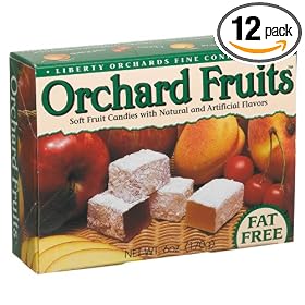 Liberty Orchards Orchard Fruit, 6-Ounce Boxes (Pack of 12)