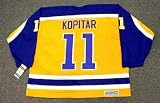 ANZE KOPITAR Los Angeles Kings 1980's CCM Vintage Throwback Home NHL Hockey Jersey