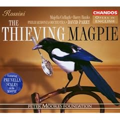Rossini - The Thieving Magpie (Die Diebische Elster, Engl.) / Cullagh, Banks, Philharmonia Orchestra, Parry