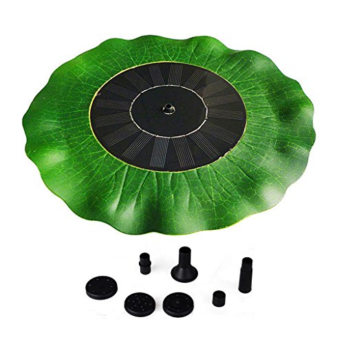 Gofurther AS14B 1.4Watts Floating Lily Solar Powered Water Pump For Garden Pond Fountain Pool Bird bath