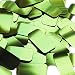 Lime Green Sequin Rectangle Long 1.5 inch Couture Loose Paillettes. Made in USA.