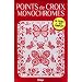 Points de croix monochromes - Coffret de 50 fiches +1 kit complet : toile, aiguille, fils, 3 charms et 5 perles