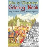 Alice in Wonderland Coloring Book: Help Alice Back Through the Looking-Glass (Abridged) (Engage Books) ~ Lewis Carroll