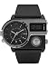 Diesel #DZ7207 Men's Dual Time Zone Analog Digital Leather Strap Watch