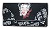 New Betty Boop Tri-Fold Checkbook Wallet - Black Red Name