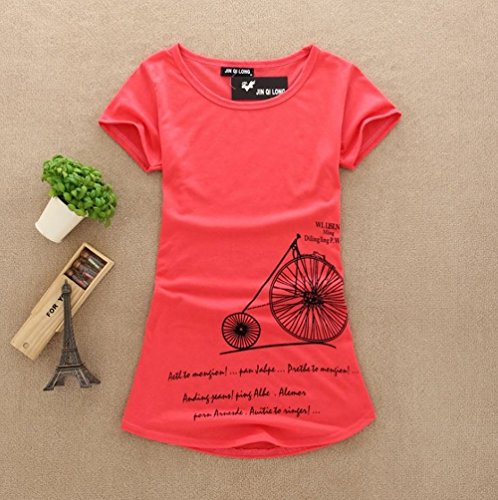 (リガトゥ) LigAtoo Aライン Ｔシャツ 大人 レディース 半袖 ロング プリント シャツ カジュアル カットソー ラウンドネック トップス ロンt