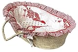 Hoohobbers Moses Basket Poppy