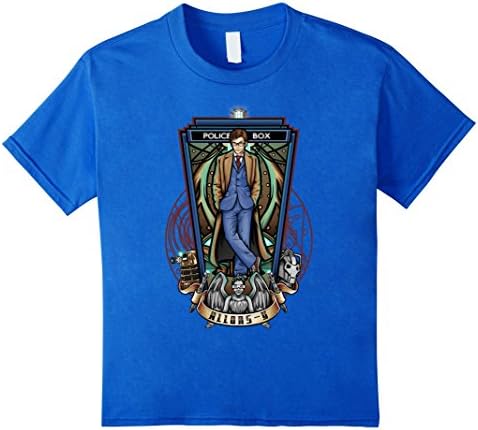 Kids Tenth Doctor Shirt | Who T-shirt 10 Royal Blue