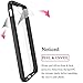 iPhone 7 Case, LK [Air Hybrid] Ultra Slim Shockproof [Crystal Clear] Back Protective Case + TPU Bumper Cover for Apple iPhone 7 (Black)