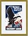 Gold Framed/Matted Print 17x23, Victory - Now You Can Invest In It!