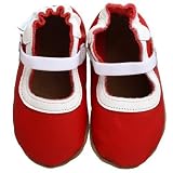 Robeez Soft Soles Classic Mary Jane Slip On (Infant/Toddler/Little Kid),Red,6-12 Months (2.5-4 M US Infant)
