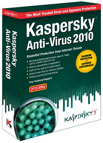 Kaspersky Anti-Virus 2010  3-User [Old Version]
