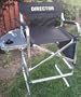 DIRECTOR Tall HEAVY-DUTY Director Chair w/ Side Table & Storage Side Bag-5 YEARS WARRANTY-HIGH QUALITY PRODUCT- A BONUS SOLAR RECHARGEABLE FLASHLIGHT LIGHT INCLUDED..