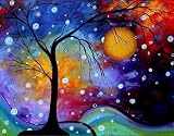 Modern Oil Painting on Canvas Stretched-framed - Abstract - Ready to Hang - ytg0033