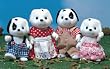 Calico Critters Dalmatian Dog Family