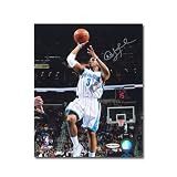 New Orleans Hornets Chris Paul Autographed Running One-Hander Photo (Unframed)