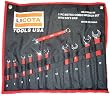 11 Pcs Metric Combination Wrench Set w/Soft Grip