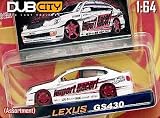 Jada Toys 2003 Dub City Import Racers! - White Lexus GS430 with Collector Card #037