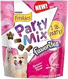 Friskies Party Mix Favorites, Slammin' Salmon Flavor,  16-Ounce Pouch, Pack of 1