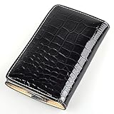 Neewer Universal BLACK Crocodile Skin Leather Case Cover for Apple iPhone 4 ....