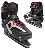 Ultrasport Uni Schlittschuh Pro-skater, schwarz rot, 44-45, 331300000057