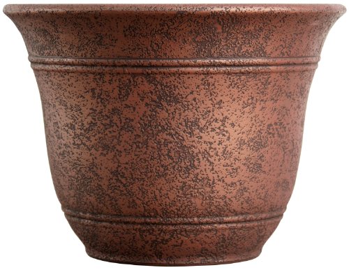 Listo SRA13001P05 Sierra Planter, Rustic Redstone Planter, 13-Inch Width